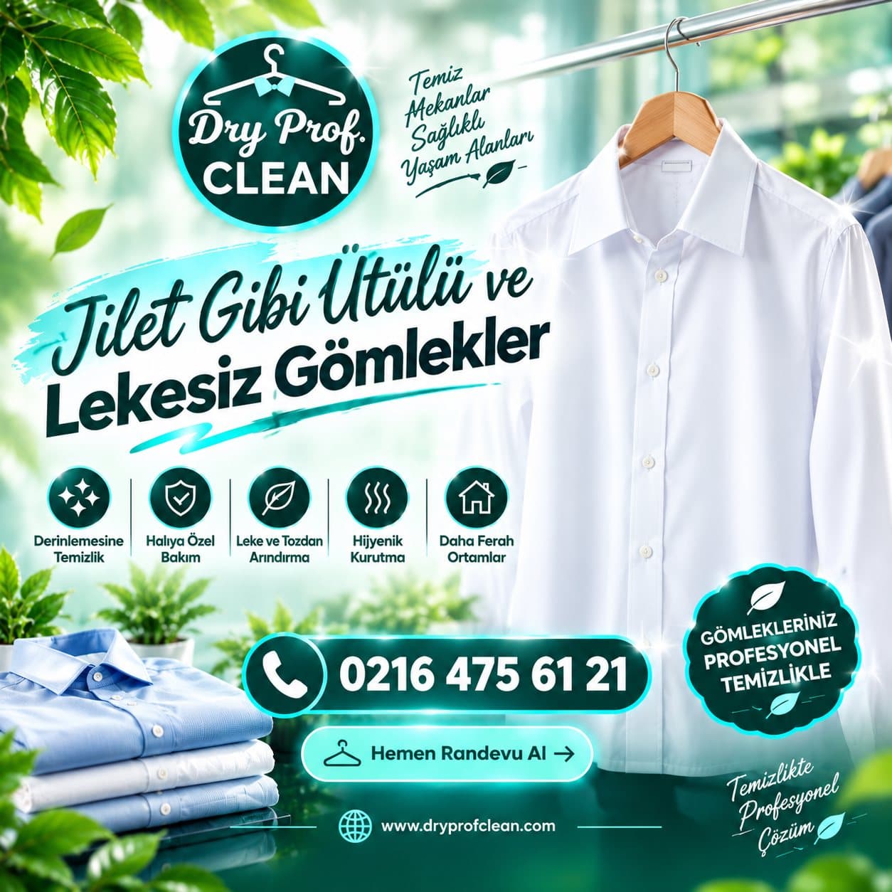 Dry Prof Clean - Gömlek Kuru Temzileme ve Ütüleme